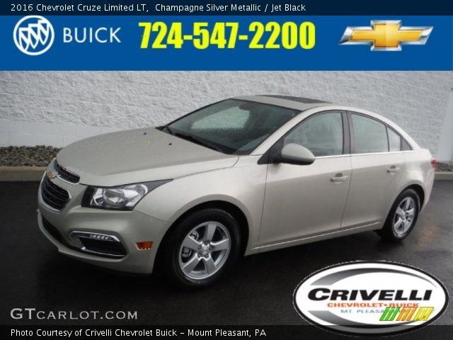 2016 Chevrolet Cruze Limited LT in Champagne Silver Metallic