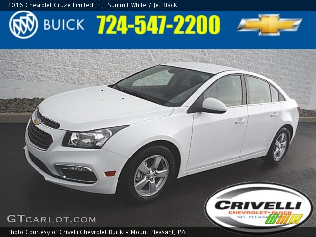 2016 Chevrolet Cruze Limited LT in Summit White