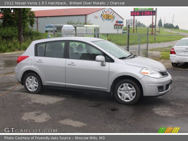 2012 Nissan Versa 1.8 S Hatchback in Brilliant Silver Metallic