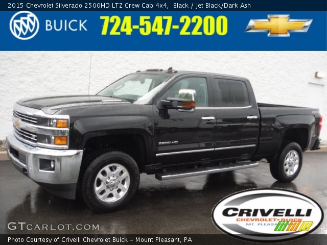 2015 Chevrolet Silverado 2500HD LTZ Crew Cab 4x4 in Black