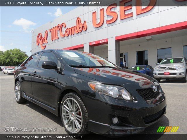 2010 Toyota Corolla S in Black Sand Pearl