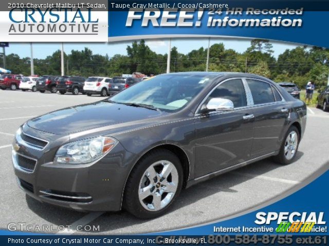 2010 Chevrolet Malibu LT Sedan in Taupe Gray Metallic
