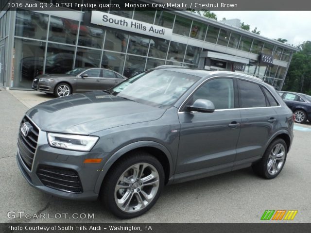 2016 Audi Q3 2.0 TSFI Prestige quattro in Monsoon Gray Metallic