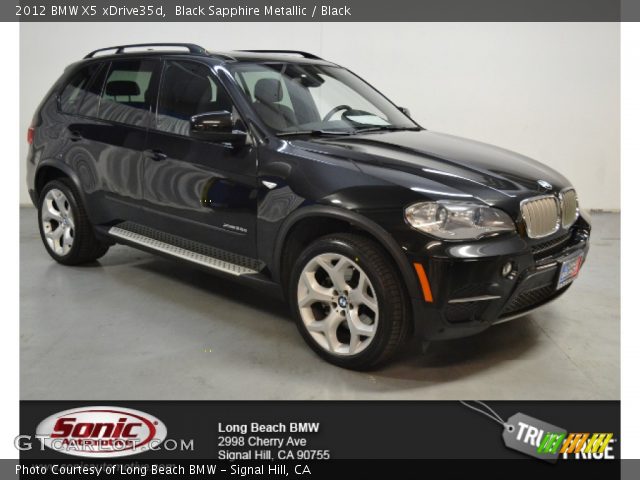 2012 BMW X5 xDrive35d in Black Sapphire Metallic