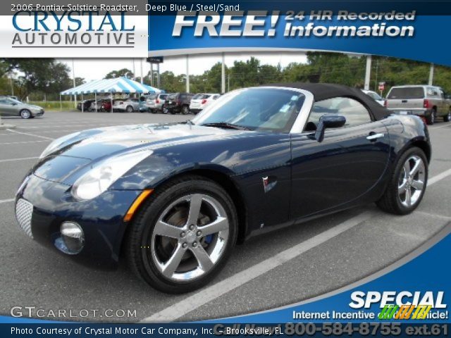 2006 Pontiac Solstice Roadster in Deep Blue
