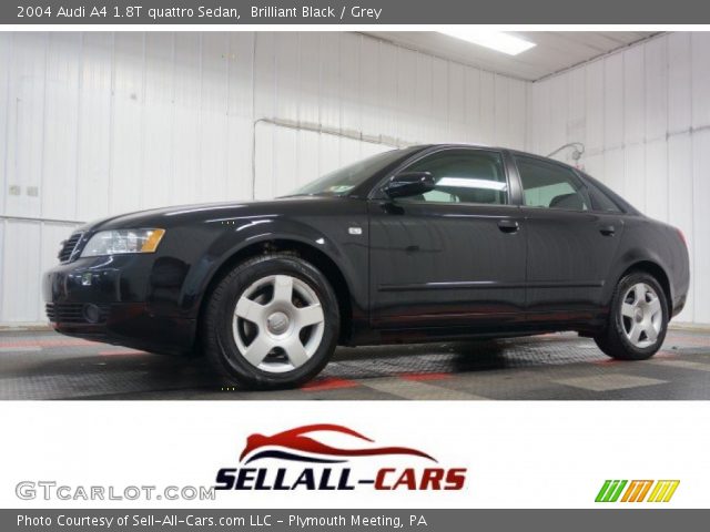 2004 Audi A4 1.8T quattro Sedan in Brilliant Black