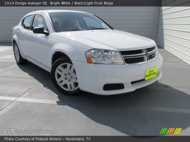 2014 Dodge Avenger SE in Bright White