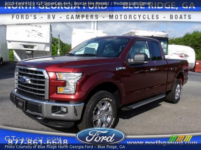 2015 Ford F150 XLT SuperCab 4x4 in Bronze Fire Metallic