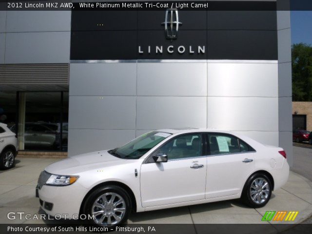 2012 Lincoln MKZ AWD in White Platinum Metallic Tri-Coat