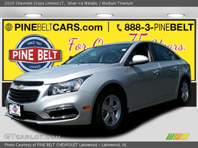 2016 Chevrolet Cruze Limited LT in Silver Ice Metallic