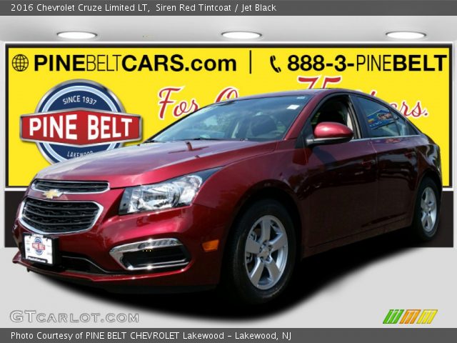 2016 Chevrolet Cruze Limited LT in Siren Red Tintcoat