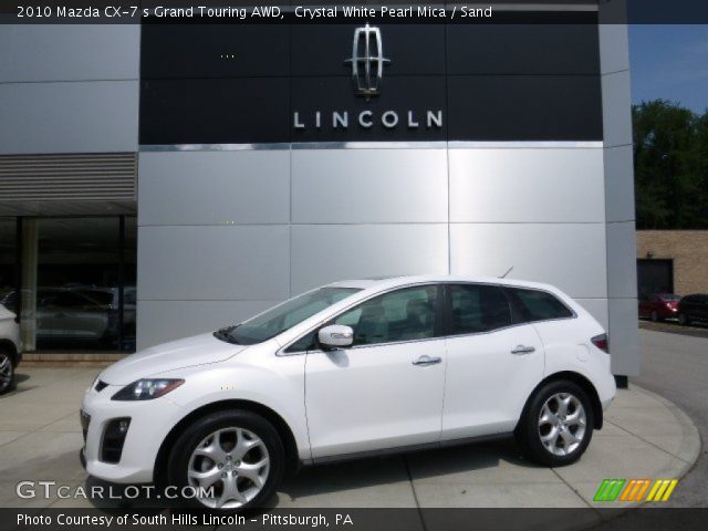 2010 Mazda CX-7 s Grand Touring AWD in Crystal White Pearl Mica
