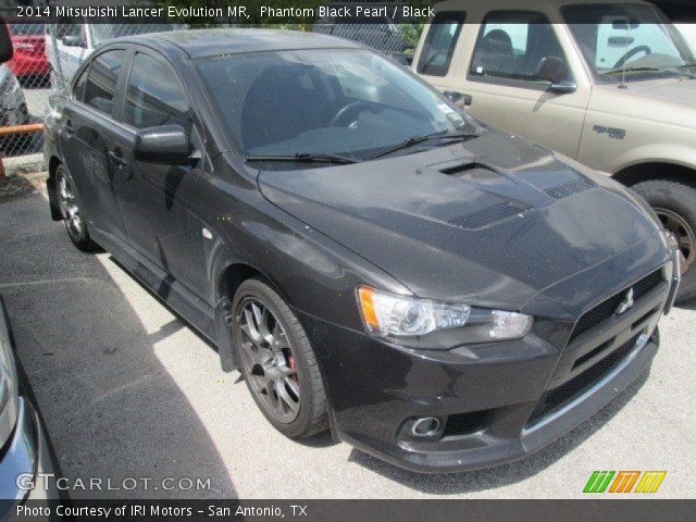 2014 Mitsubishi Lancer Evolution MR in Phantom Black Pearl