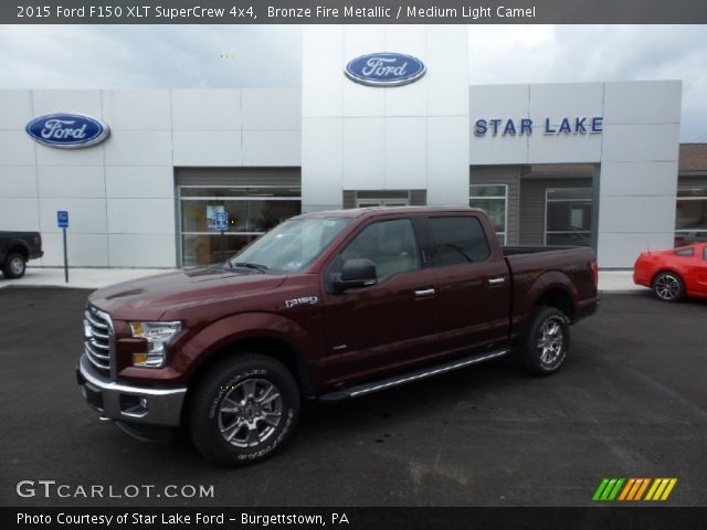 2015 Ford F150 XLT SuperCrew 4x4 in Bronze Fire Metallic