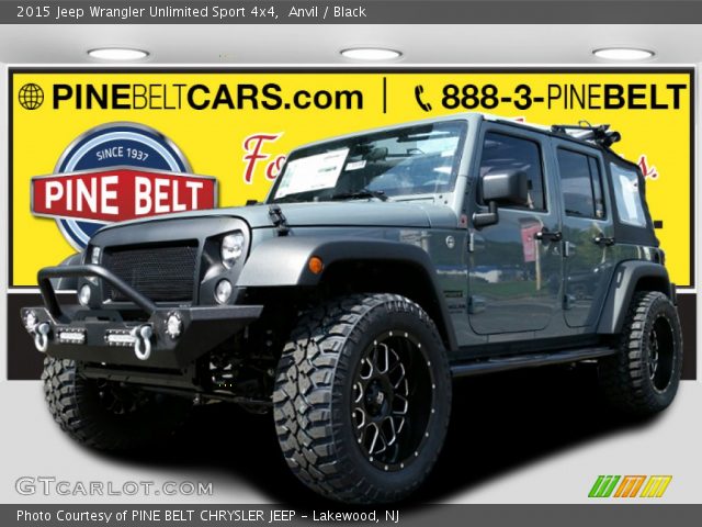 2015 Jeep Wrangler Unlimited Sport 4x4 in Anvil