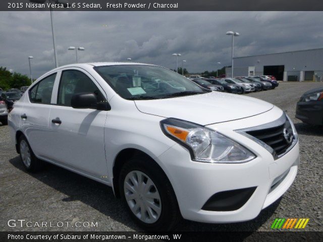 2015 Nissan Versa 1.6 S Sedan in Fresh Powder