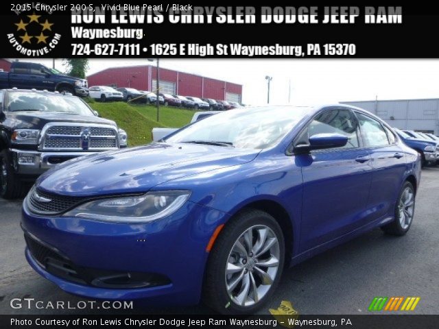 2015 Chrysler 200 S in Vivid Blue Pearl