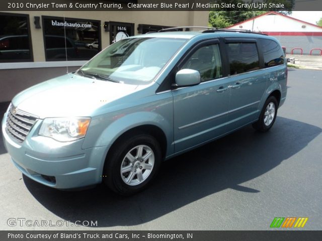 2010 Chrysler Town & Country Touring in Clearwater Blue Pearl