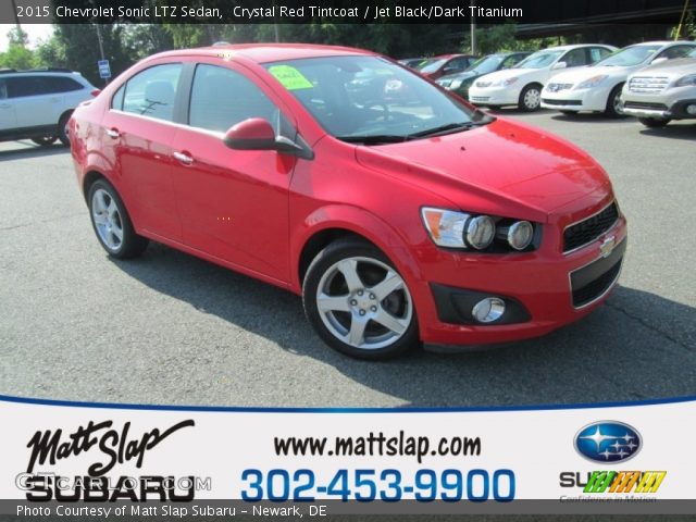 2015 Chevrolet Sonic LTZ Sedan in Crystal Red Tintcoat