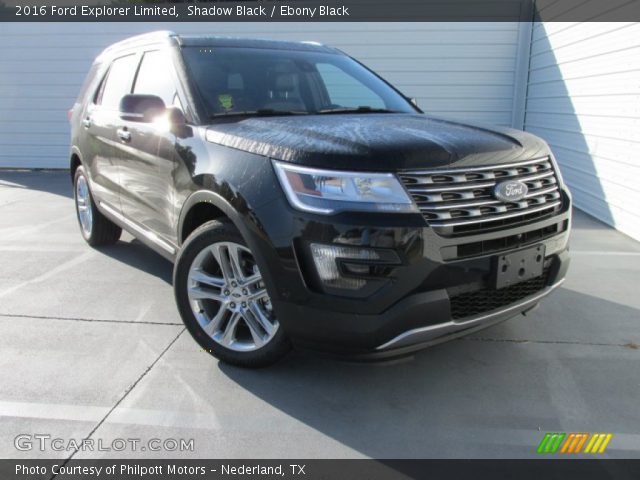 2016 Ford Explorer Limited in Shadow Black