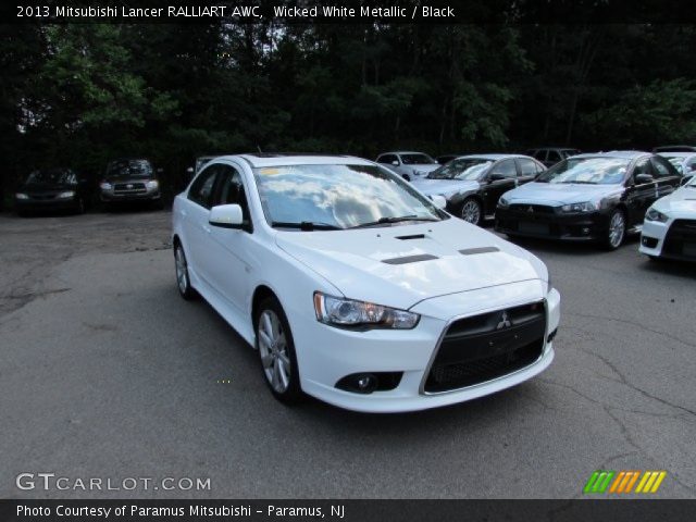 2013 Mitsubishi Lancer RALLIART AWC in Wicked White Metallic