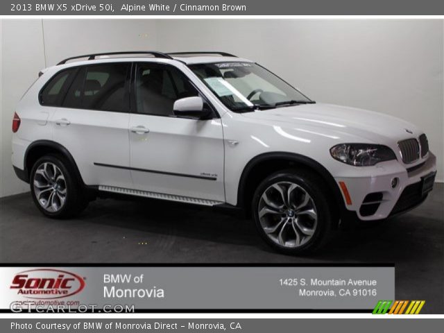 2013 BMW X5 xDrive 50i in Alpine White