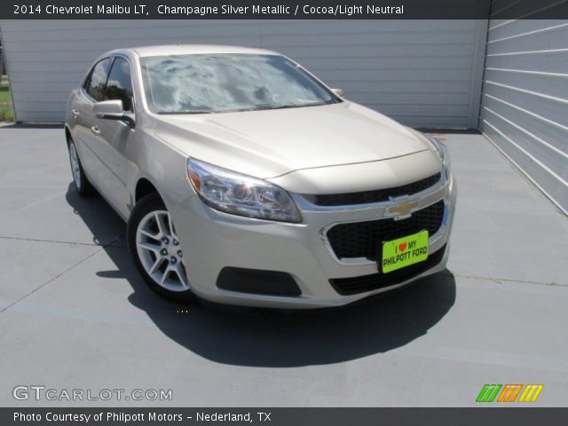 2014 Chevrolet Malibu LT in Champagne Silver Metallic