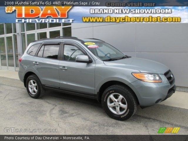 2008 Hyundai Santa Fe GLS 4WD in Platinum Sage