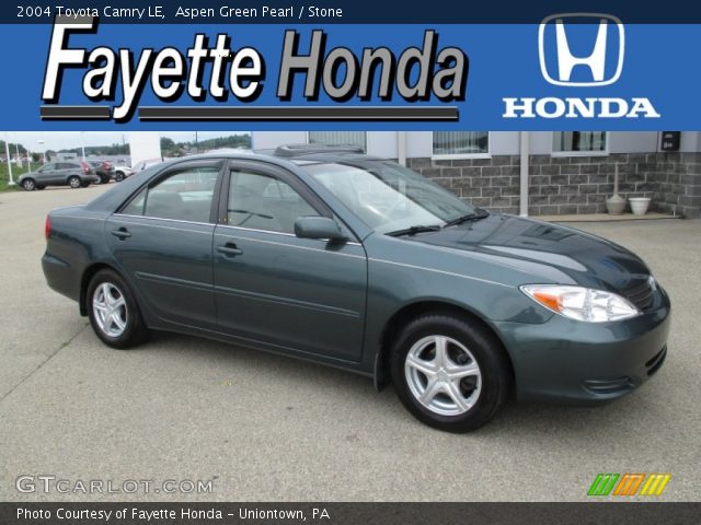 2004 Toyota Camry LE in Aspen Green Pearl
