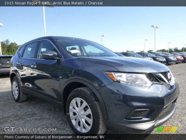 2015 Nissan Rogue S AWD in Arctic Blue Metallic