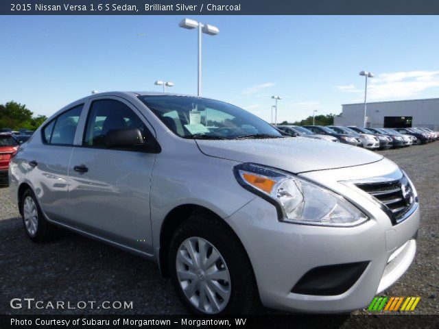 2015 Nissan Versa 1.6 S Sedan in Brilliant Silver