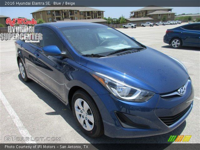 2016 Hyundai Elantra SE in Blue