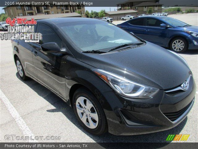 2016 Hyundai Elantra SE in Phantom Black