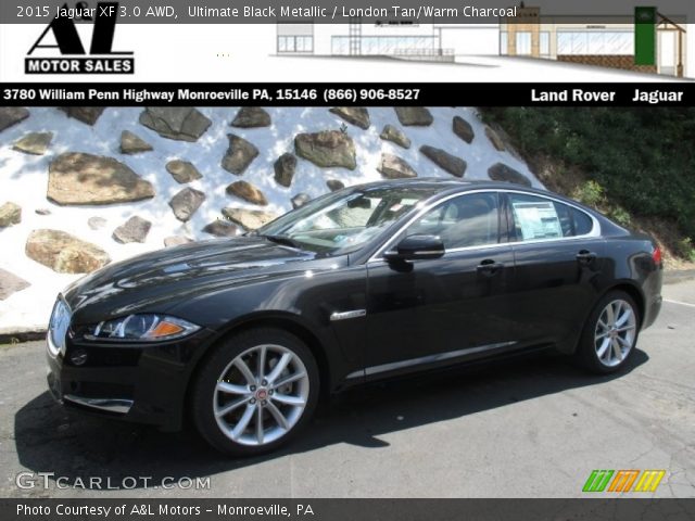 2015 Jaguar XF 3.0 AWD in Ultimate Black Metallic