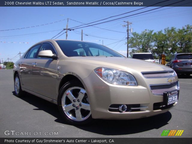 2008 Chevrolet Malibu LTZ Sedan in Sandstone Metallic