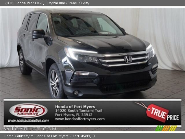 2016 Honda Pilot EX-L in Crystal Black Pearl