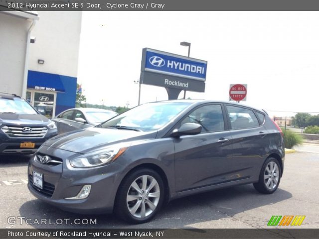 2012 Hyundai Accent SE 5 Door in Cyclone Gray