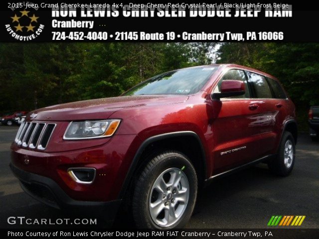 2015 Jeep Grand Cherokee Laredo 4x4 in Deep Cherry Red Crystal Pearl
