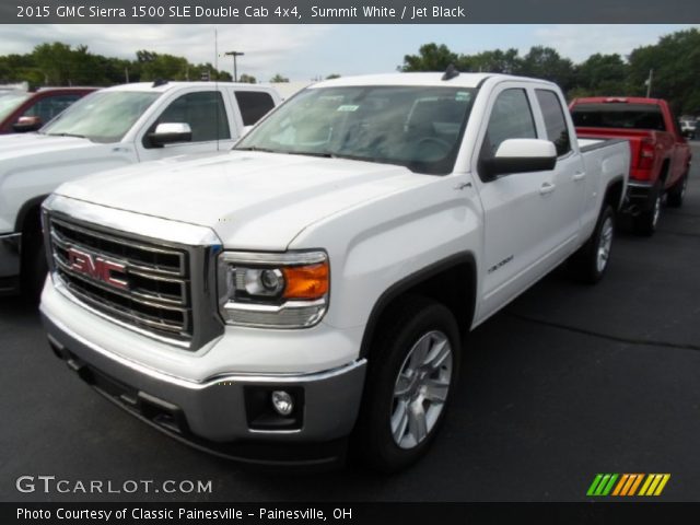 2015 GMC Sierra 1500 SLE Double Cab 4x4 in Summit White