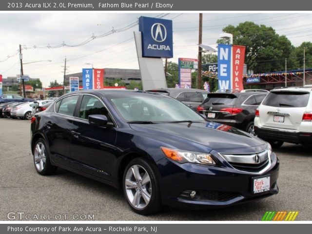 2013 Acura ILX 2.0L Premium in Fathom Blue Pearl