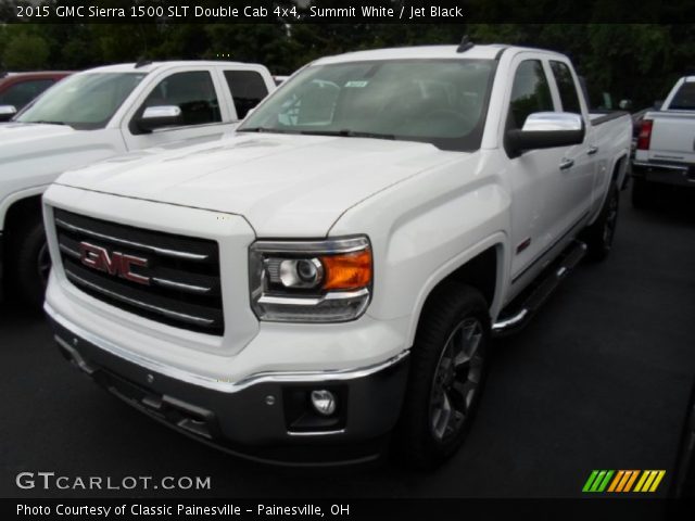 2015 GMC Sierra 1500 SLT Double Cab 4x4 in Summit White
