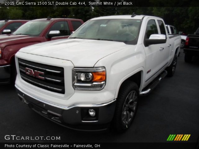2015 GMC Sierra 1500 SLT Double Cab 4x4 in Summit White