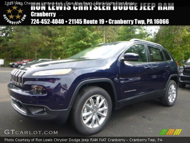 2015 Jeep Cherokee Limited 4x4 in True Blue Pearl