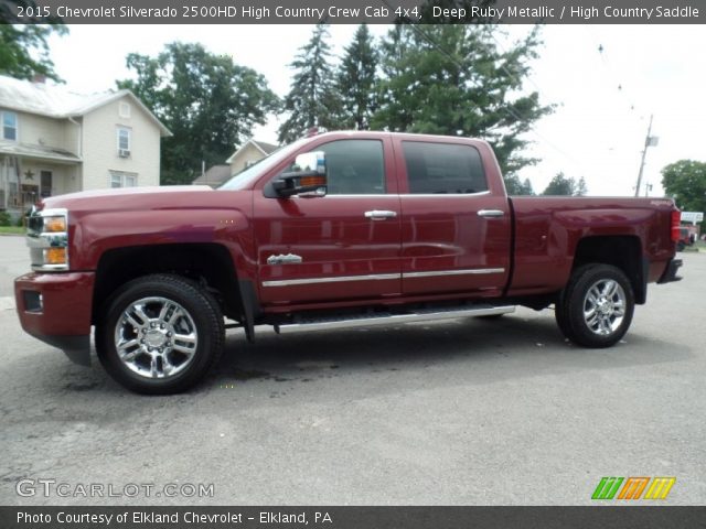 2015 Chevrolet Silverado 2500HD High Country Crew Cab 4x4 in Deep Ruby Metallic