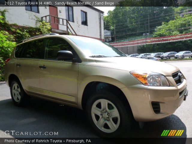 2012 Toyota RAV4 I4 4WD in Sandy Beach Metallic