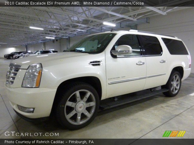 2010 Cadillac Escalade ESV Premium AWD in White Diamond