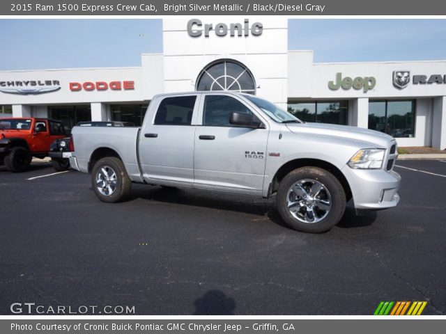 2015 Ram 1500 Express Crew Cab in Bright Silver Metallic