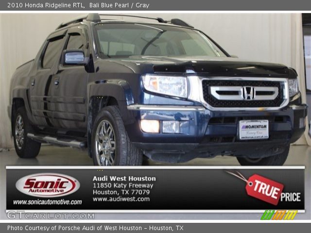 2010 Honda Ridgeline RTL in Bali Blue Pearl