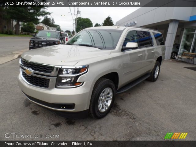 2015 Chevrolet Suburban LS 4WD in Champagne Silver Metallic