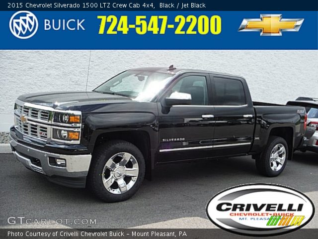 2015 Chevrolet Silverado 1500 LTZ Crew Cab 4x4 in Black